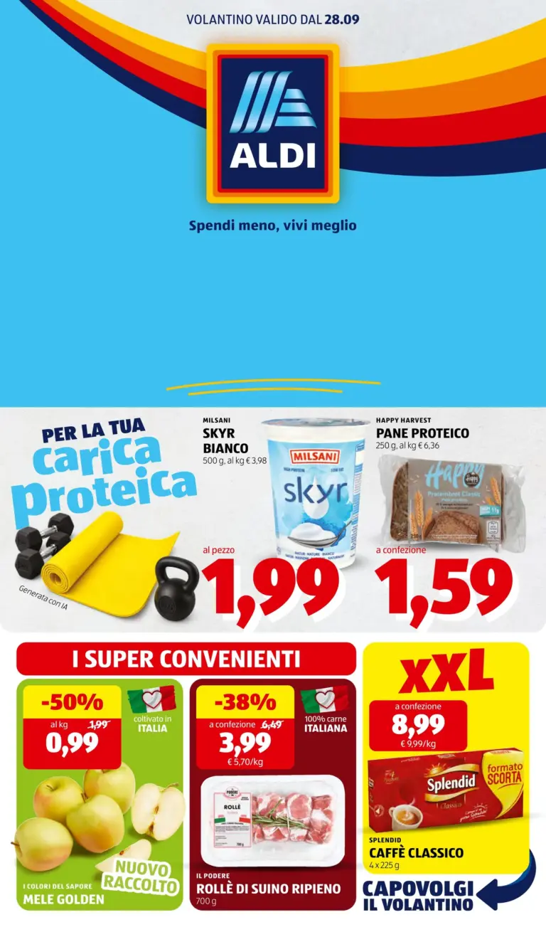 Aldi Volantini dal 28.09.2026