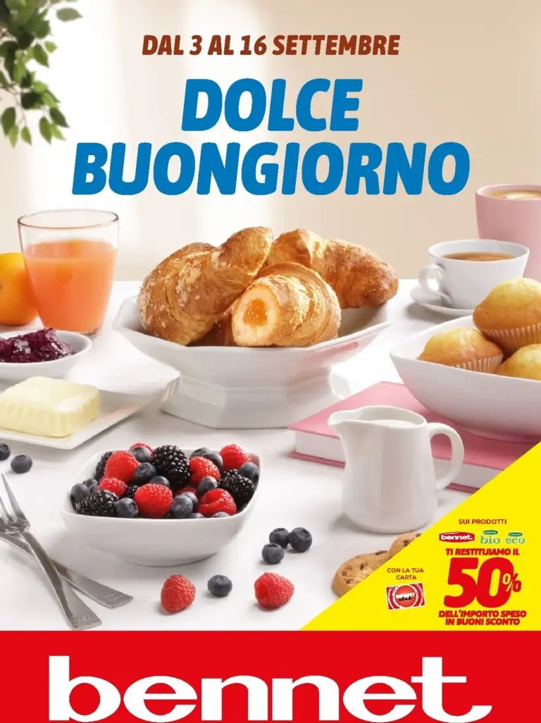 Bennet Volantini dal 03.09.2026