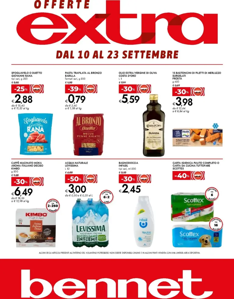 Bennet Volantini dal 10.09.2026