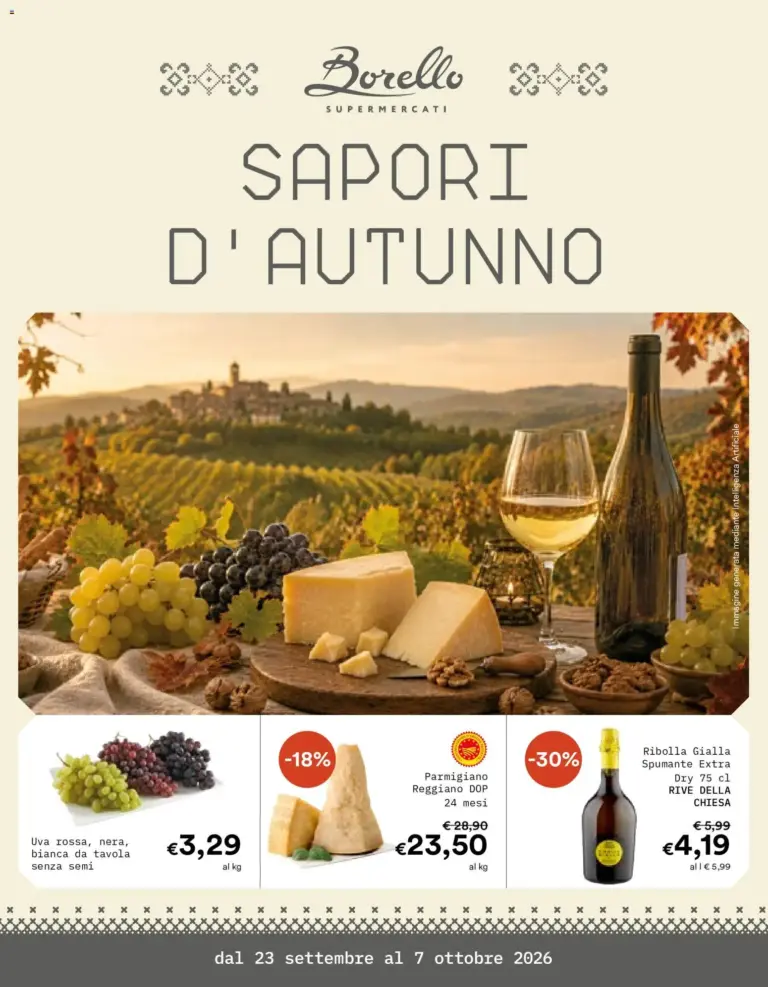 Borello Volantino dal 23.09.2026