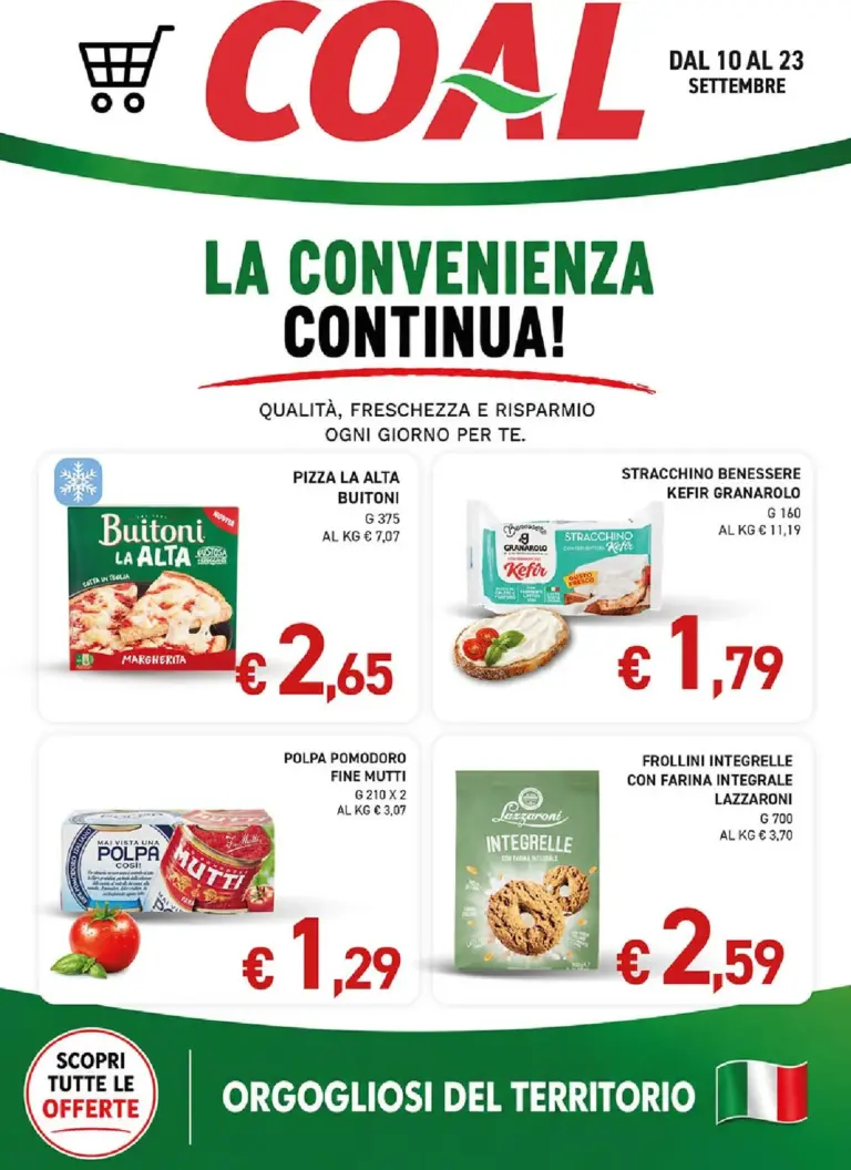 Coal Volantini dal 10.09.2026