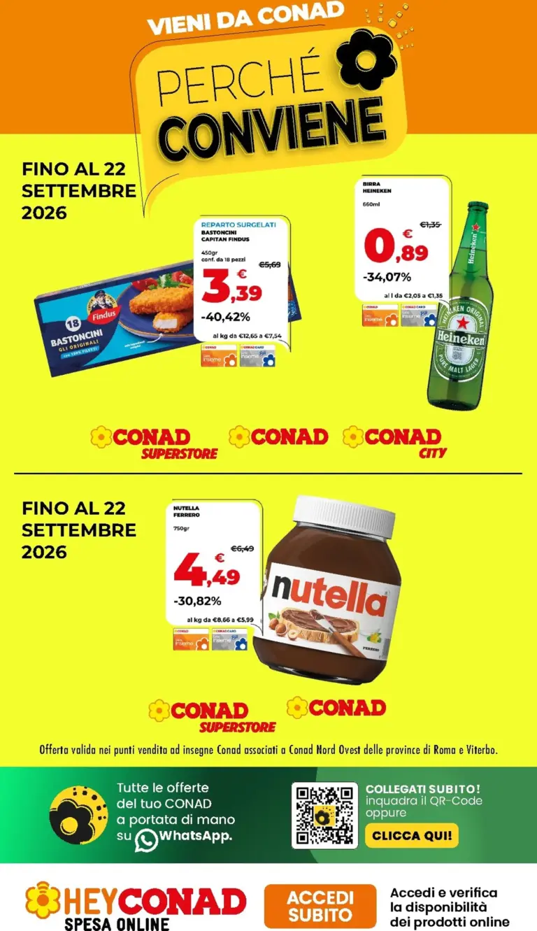 CONAD Volantini dal 01.09.2026