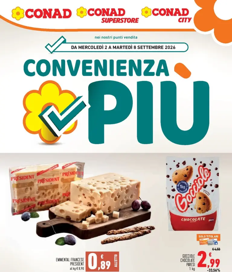 CONAD Volantini dal 02.09.2026
