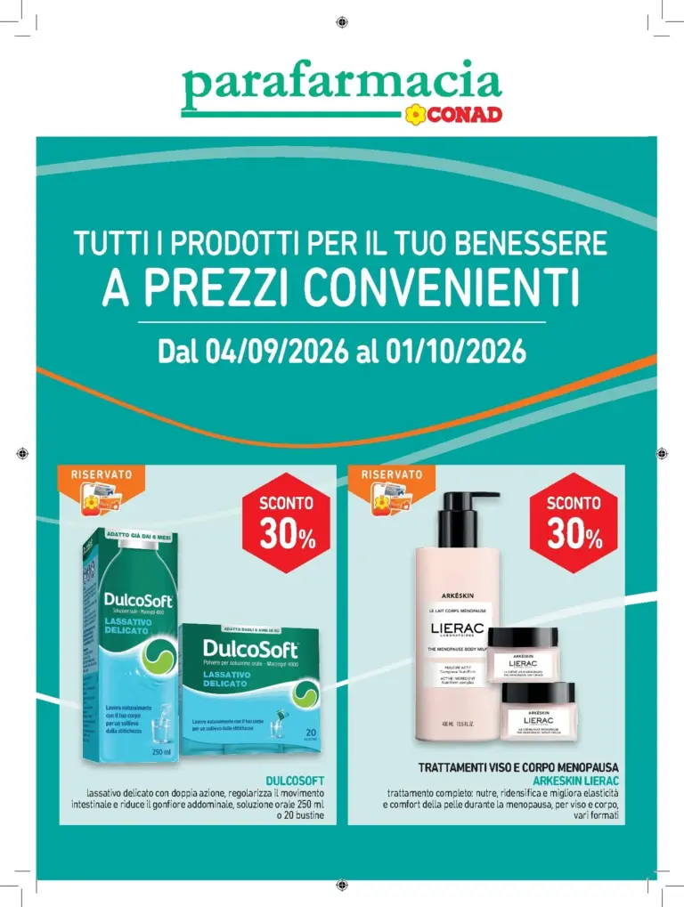 CONAD Volantini dal 04.09.2026
