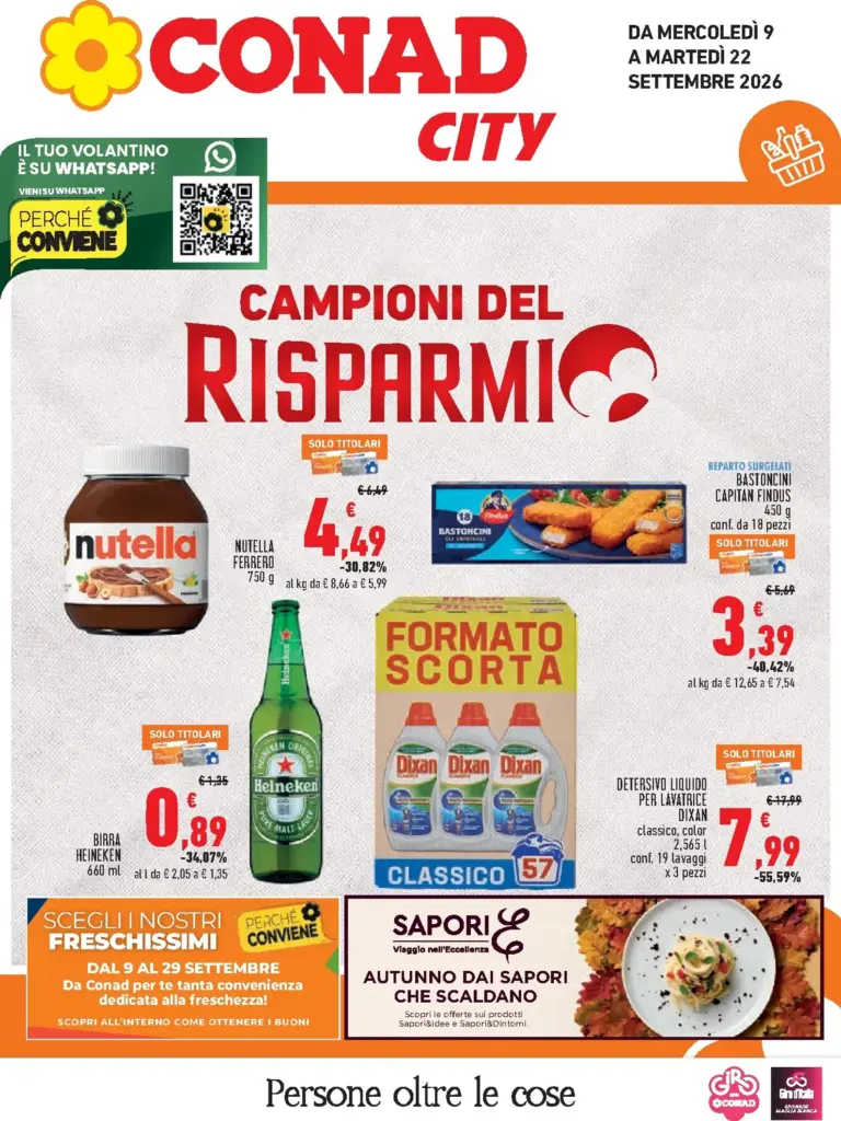 CONAD Volantini dal 09.09.2026