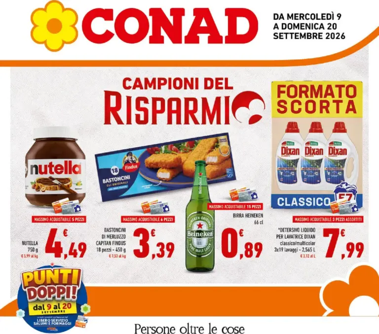 CONAD Volantini dal 09.09.2026