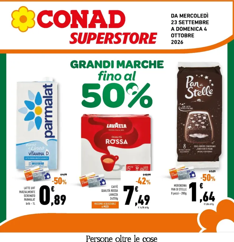 CONAD Volantini dal 23.09.2026