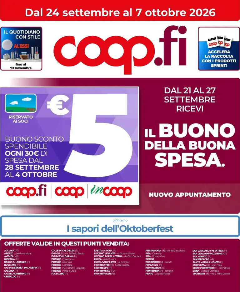 COOP Volantini dal 24.09.2026