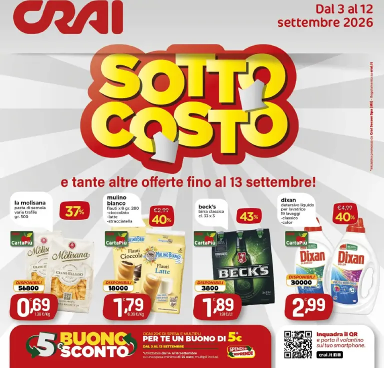 CRAI Volantini dal 03.09.2026