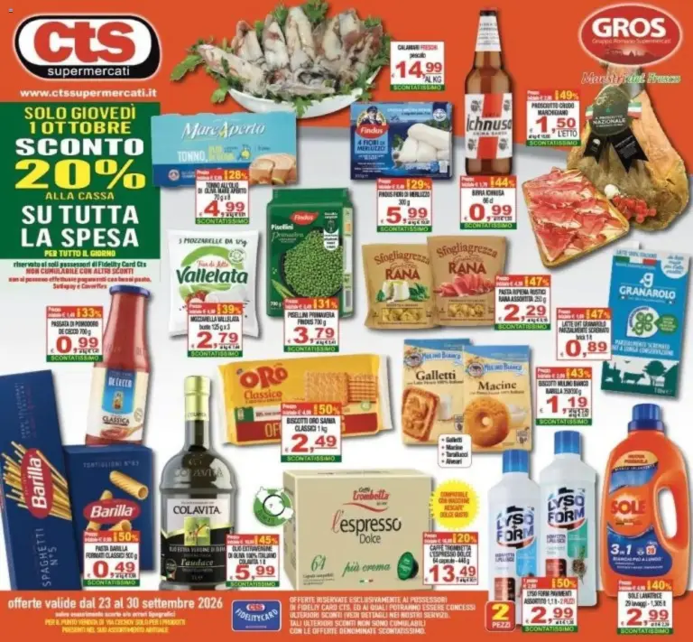 CTS Volantino dal 23.09.2026