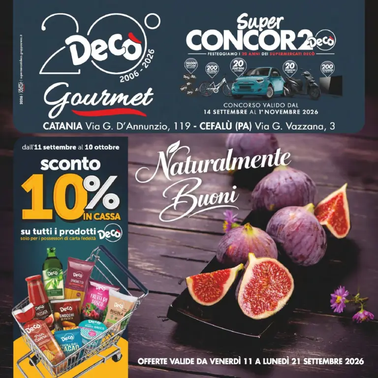 Decò Volantini dal 11.09.2026