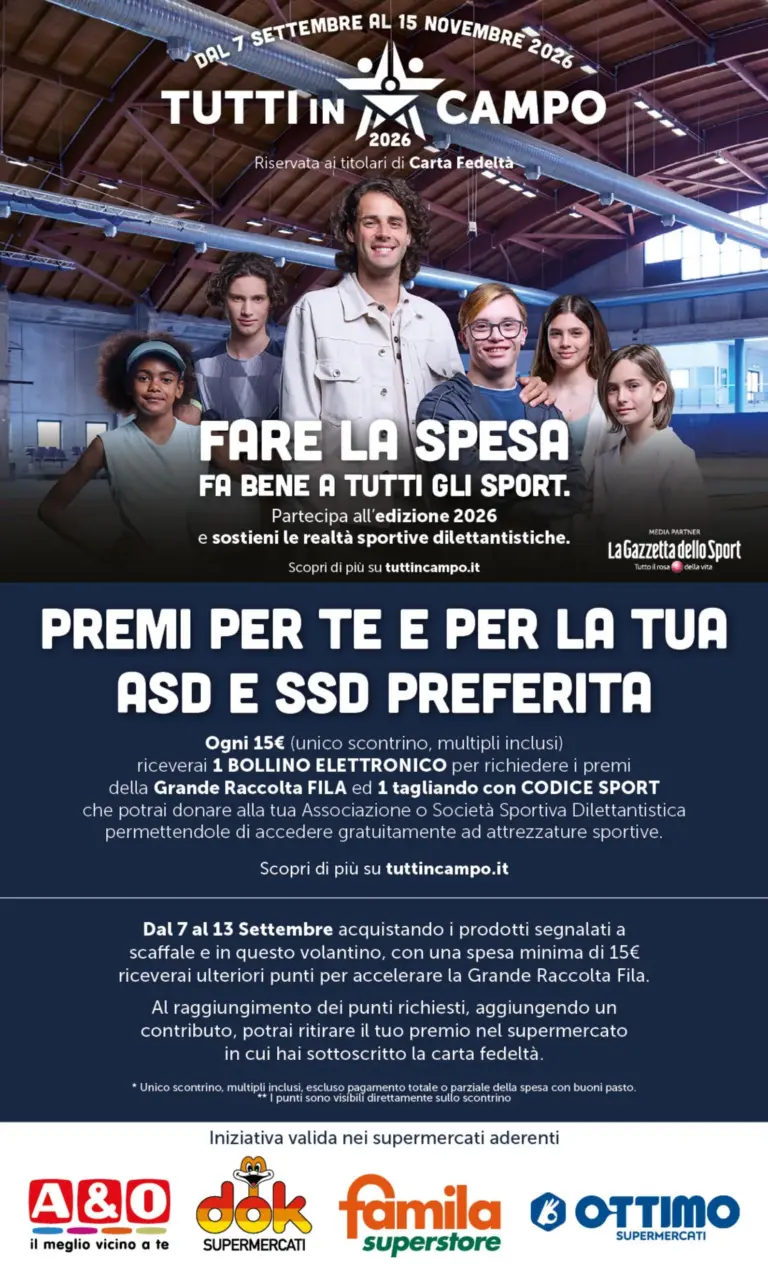 DOK Volantini dal 07.09.2026
