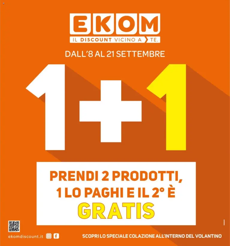 Ekom Volantino dal 08.09.2026