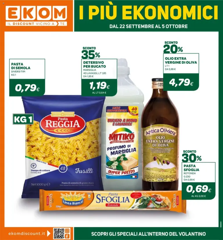 Ekom Volantino dal 22.09.2026