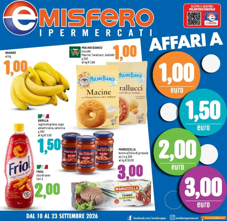 Emisfero Volantini dal 10.09.2026