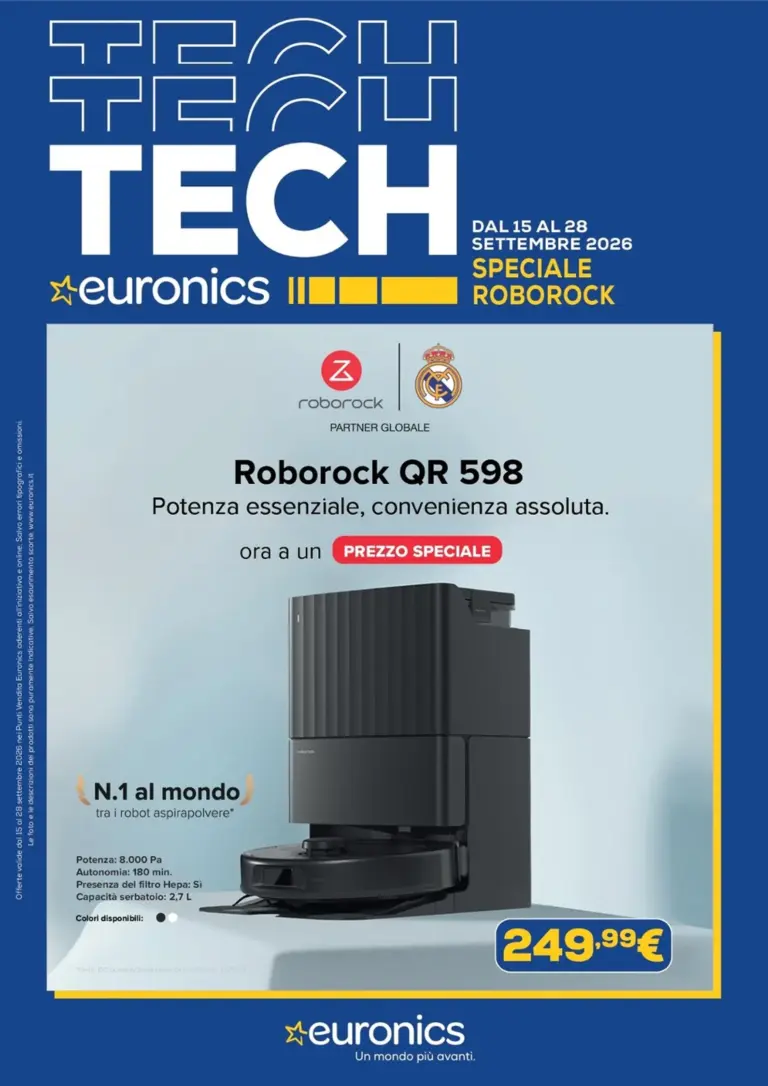 Euronics Volantini dal 15.09.2026