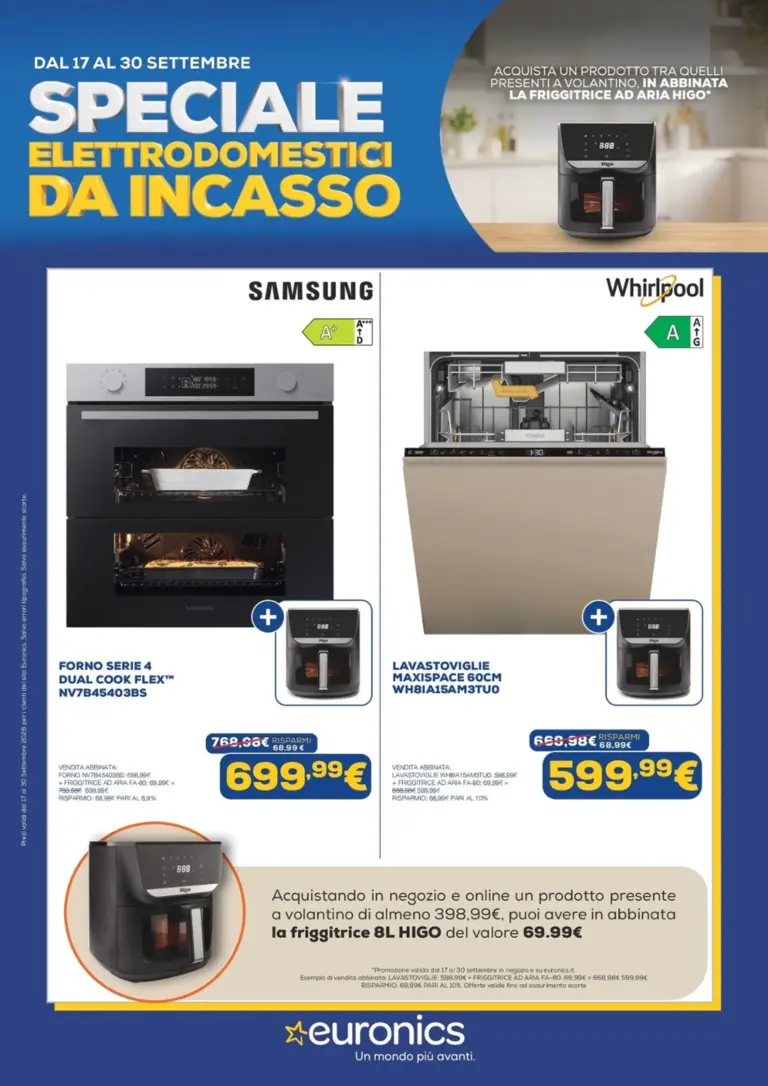 Euronics Volantini dal 17.09.2026