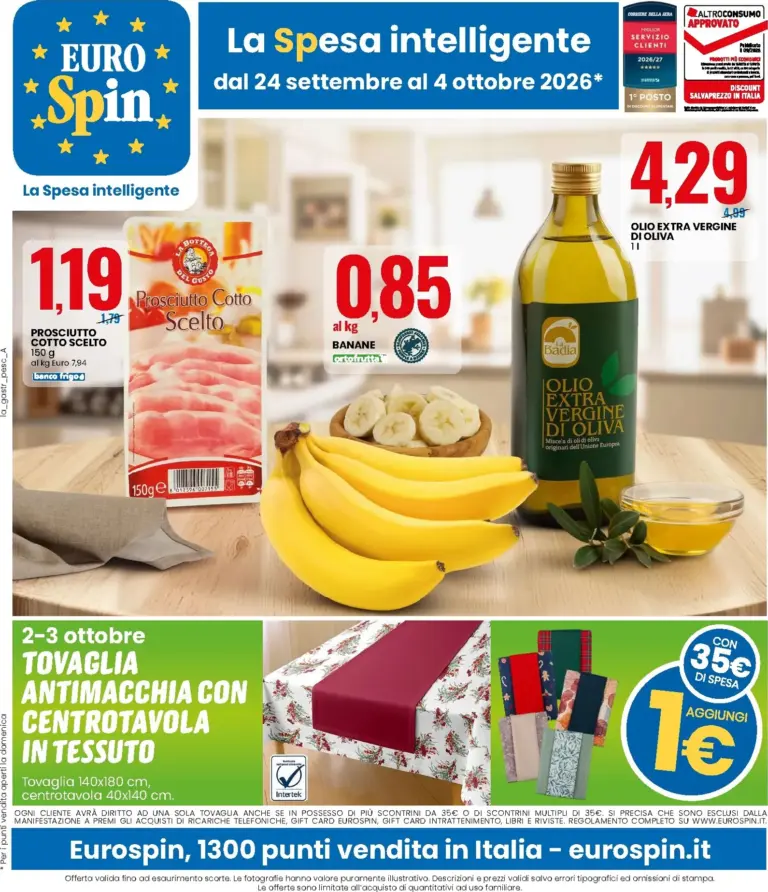 Eurospin Volantini dal 24.09.2026