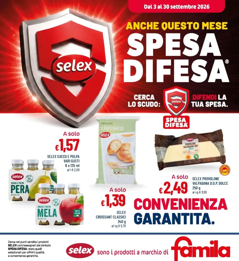 Famila Volantini dal 03.09.2026