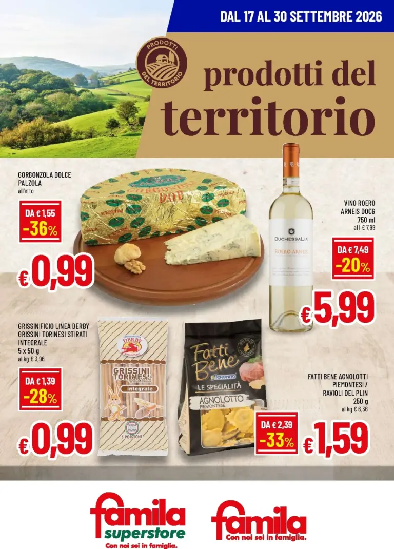Famila Volantini dal 17.09.2026