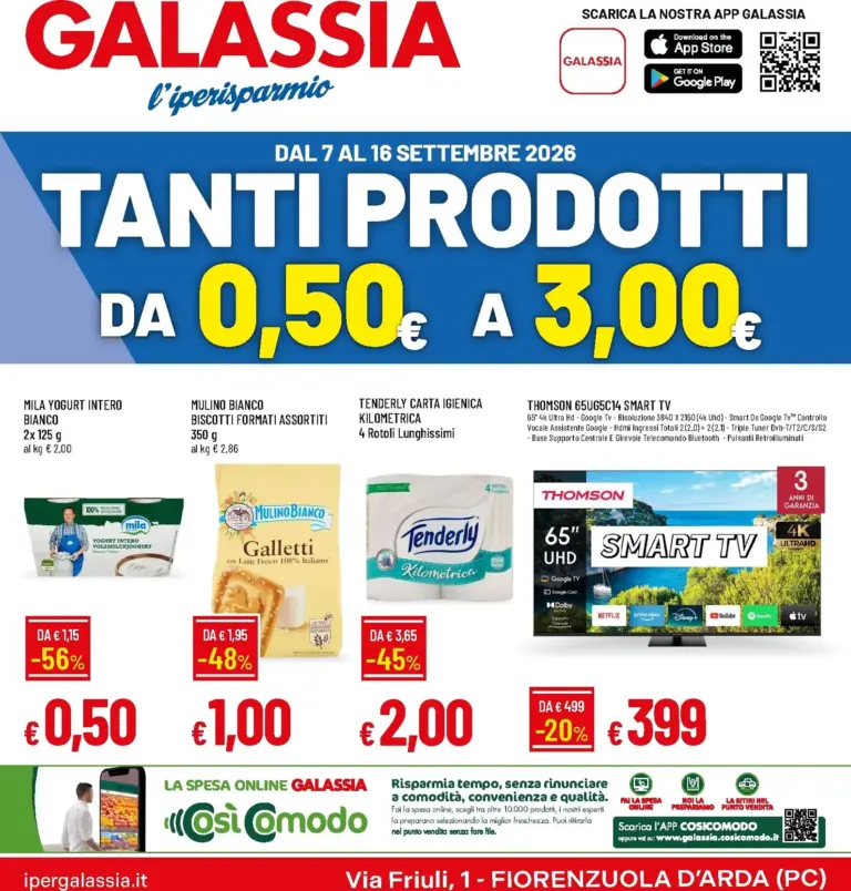 GALASSIA Volantini dal 07.09.2026