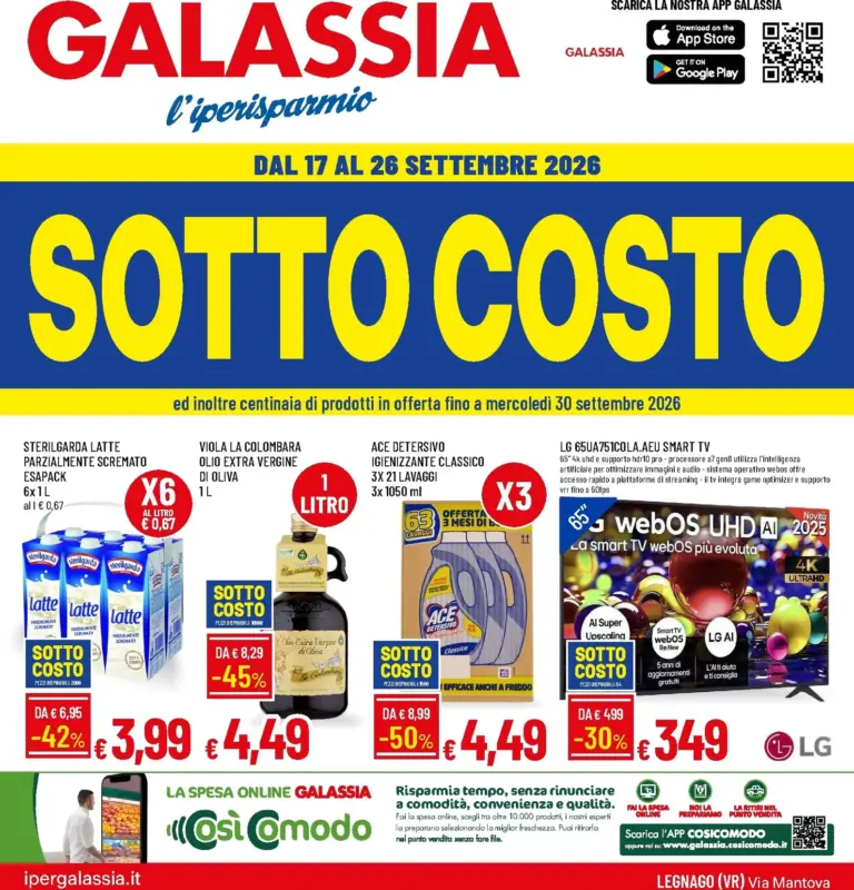 GALASSIA Volantini dal 17.09.2026