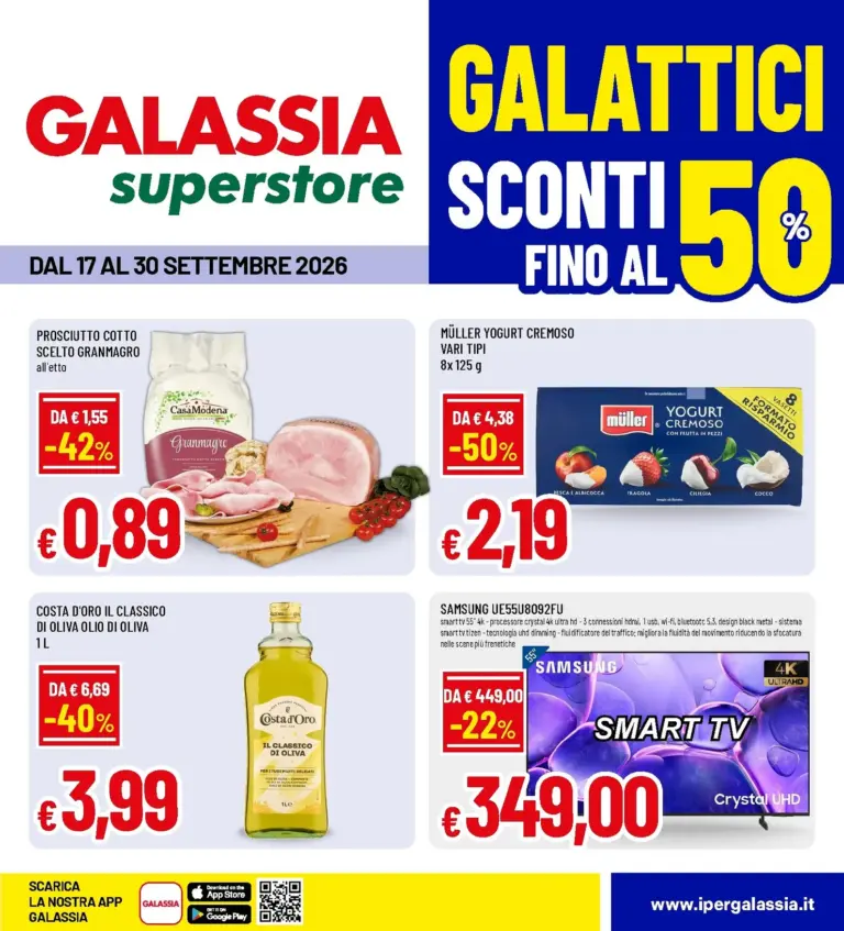 GALASSIA Volantini dal 17.09.2026