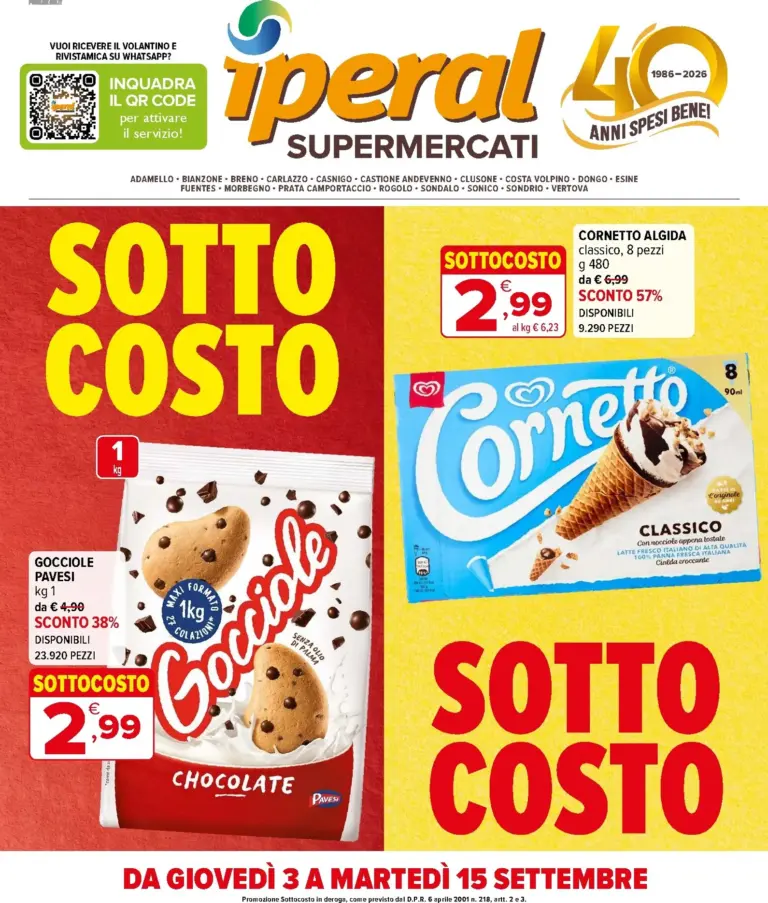 Iperal Volantini dal 03.09.2026