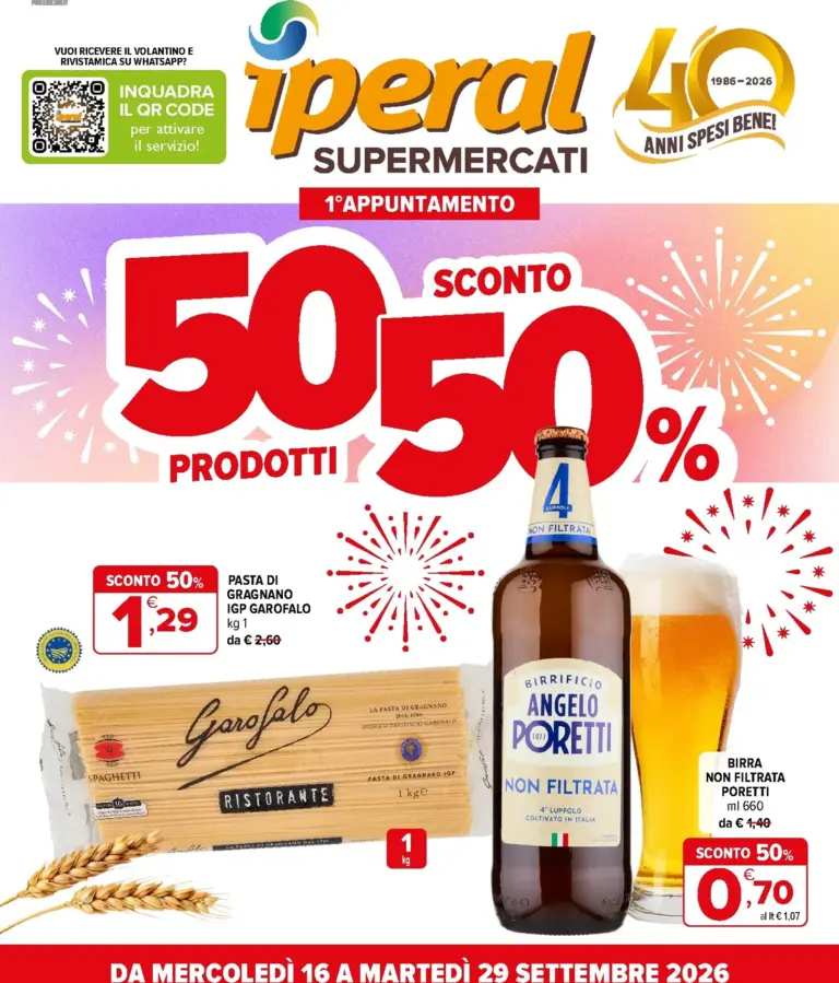 Iperal Volantini dal 16.09.2026