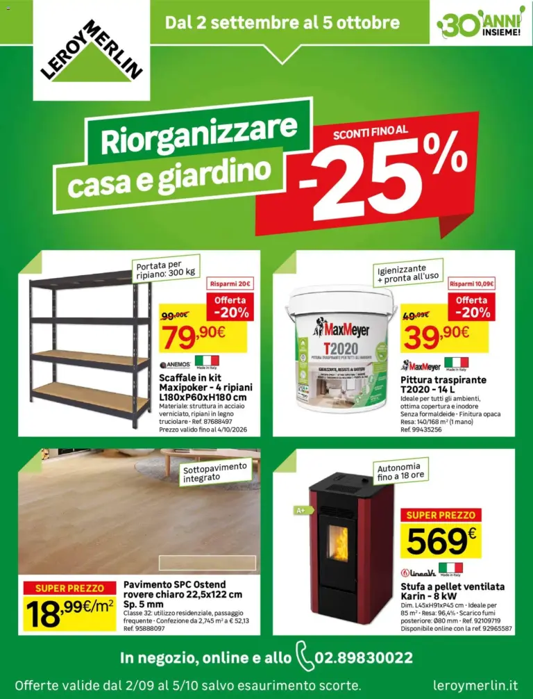 Leroy Merlin Catalogo dal 02.09.2026
