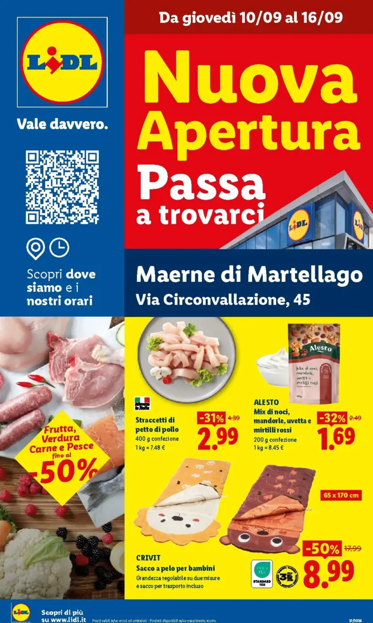 LIDL Volantini dal 10.09.2026