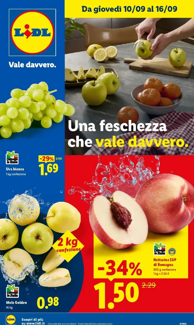 LIDL Volantini dal 10.09.2026