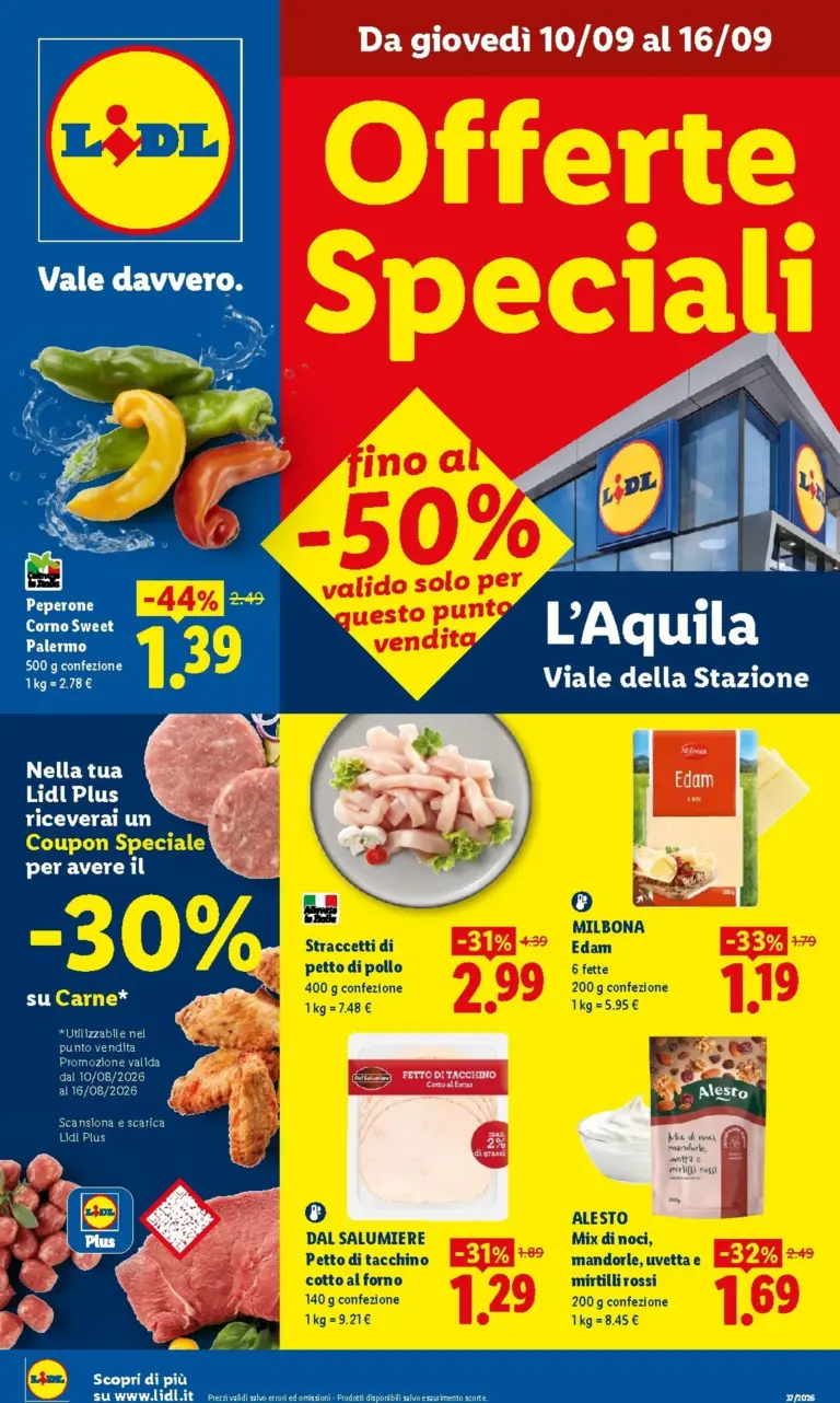 LIDL Volantini dal 10.09.2026