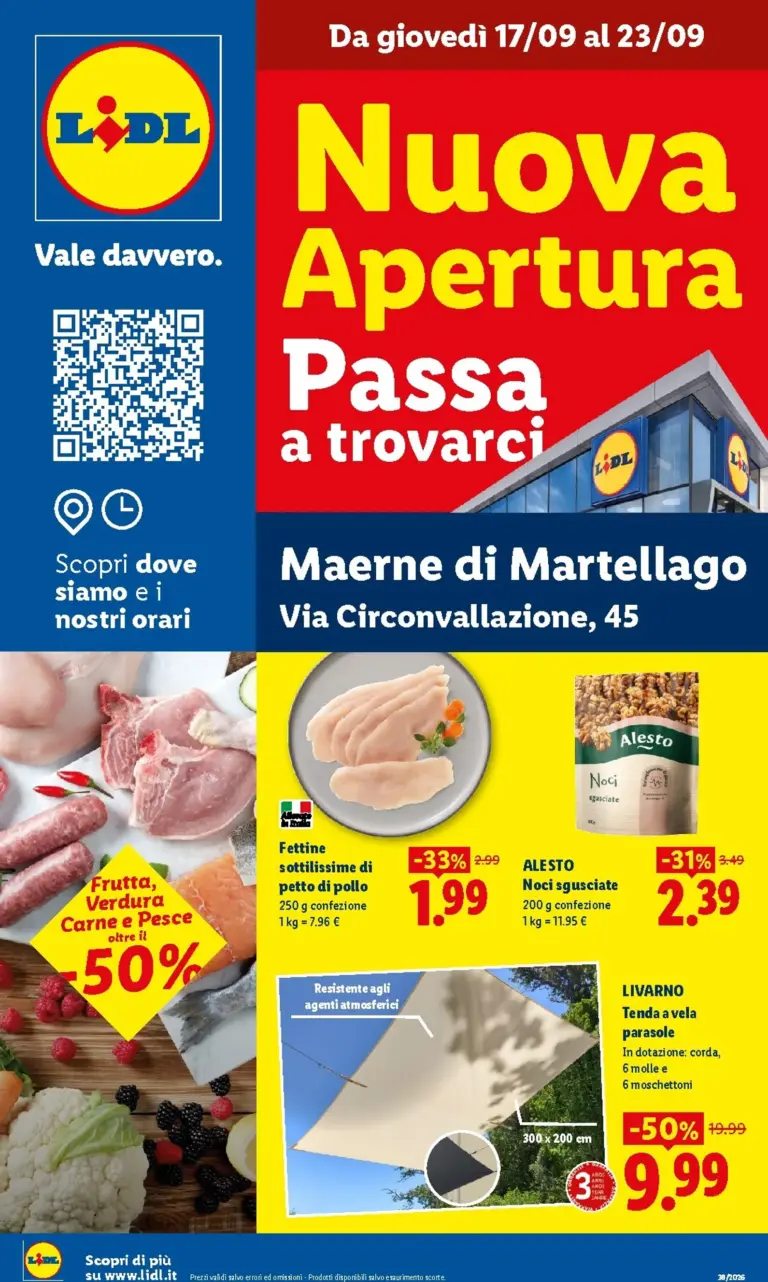 LIDL Volantini dal 17.09.2026