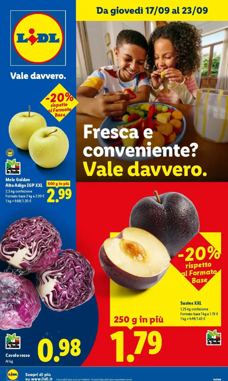 LIDL Volantini dal 17.09.2026