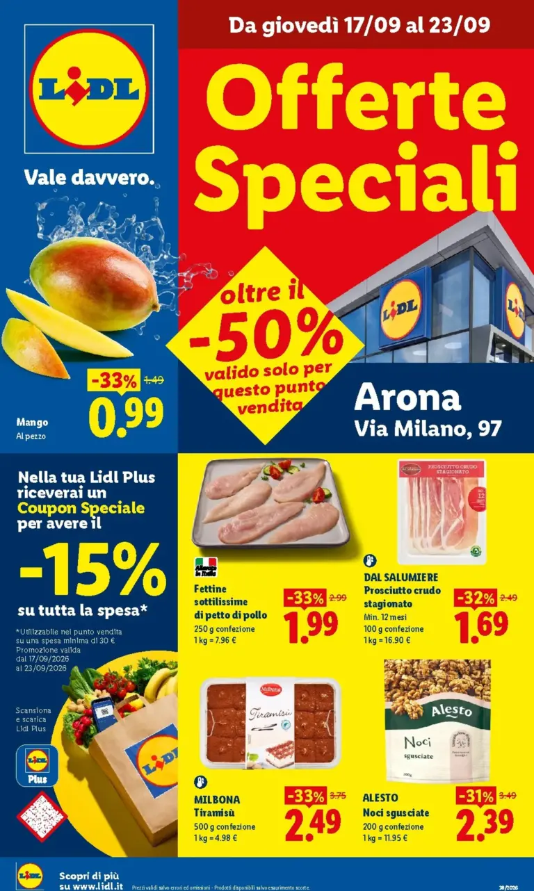 LIDL Volantini dal 17.09.2026