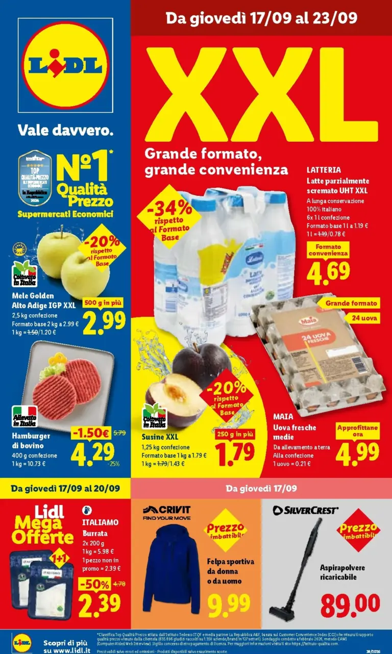 LIDL Volantini dal 17.09.2026