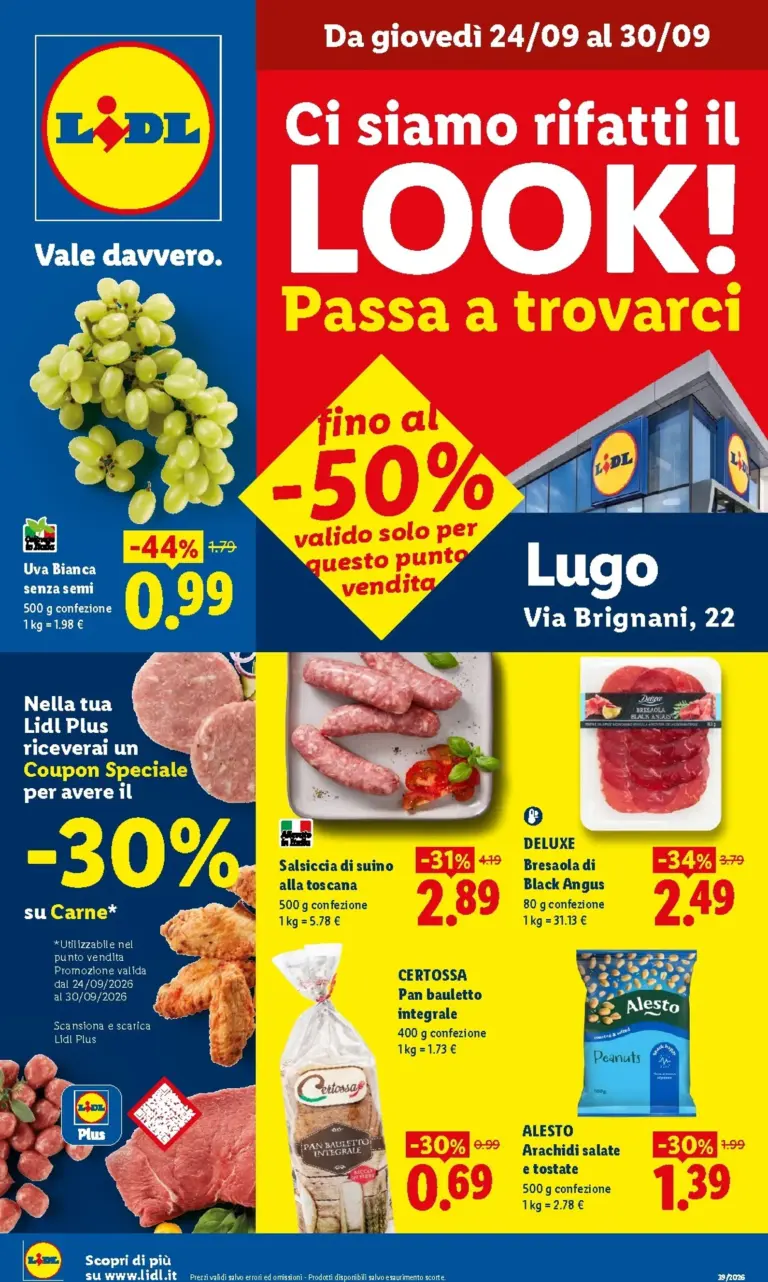 LIDL Volantini dal 24.09.2026