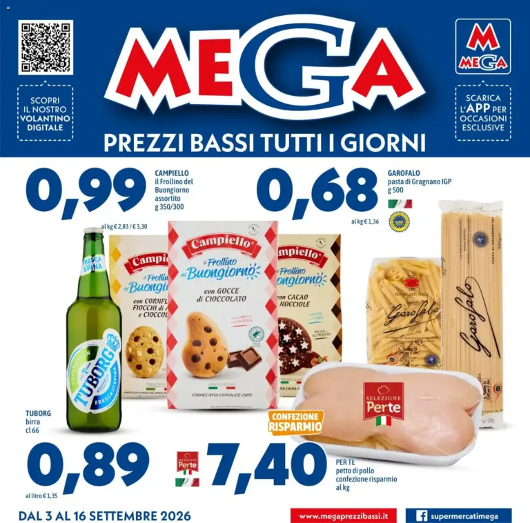 Mega Volantino dal 03.09.2026