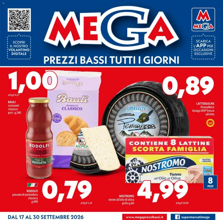 Mega Volantino dal 17.09.2026