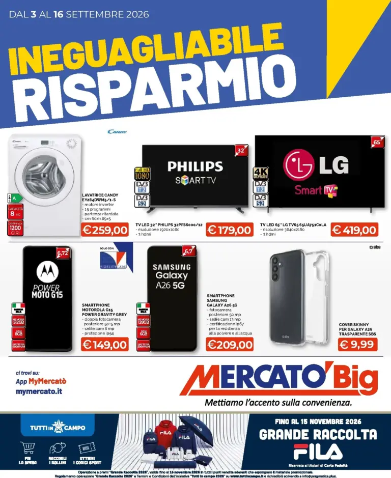Mercato Big Volantini dal 03.09.2026