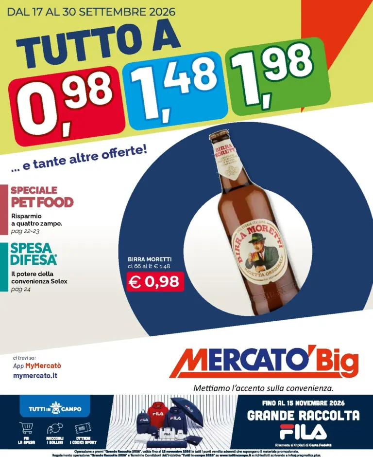 Mercato Big Volantini dal 17.09.2026