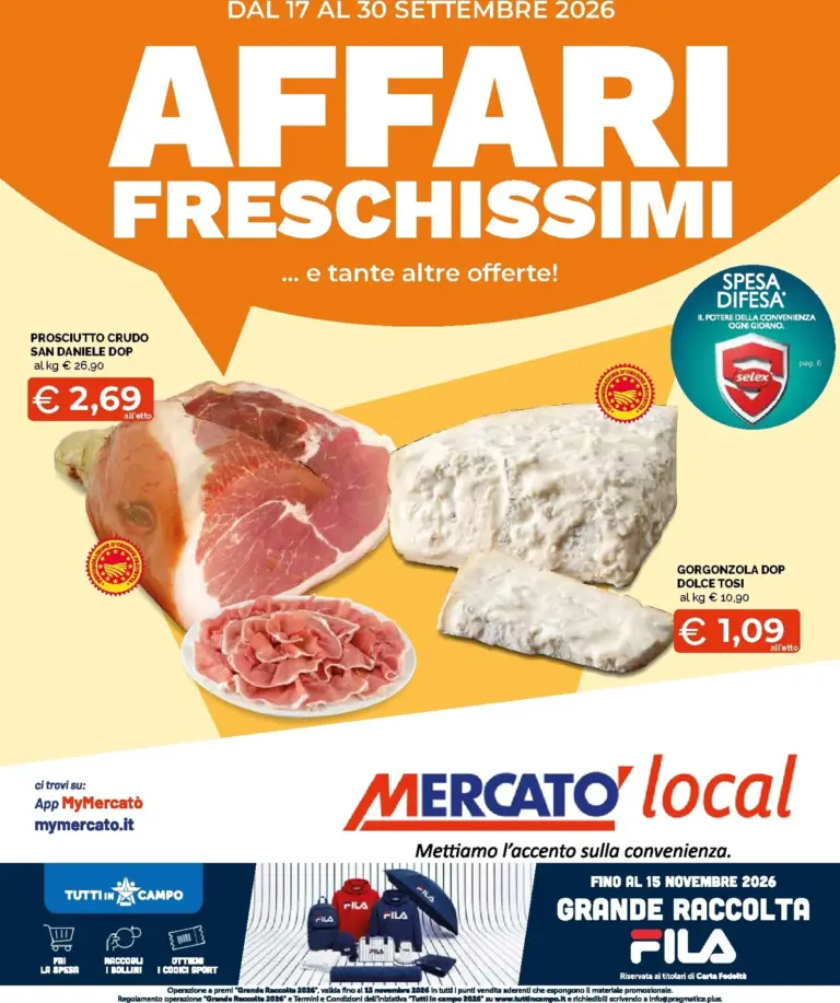 Mercato Local Volantini dal 17.09.2026