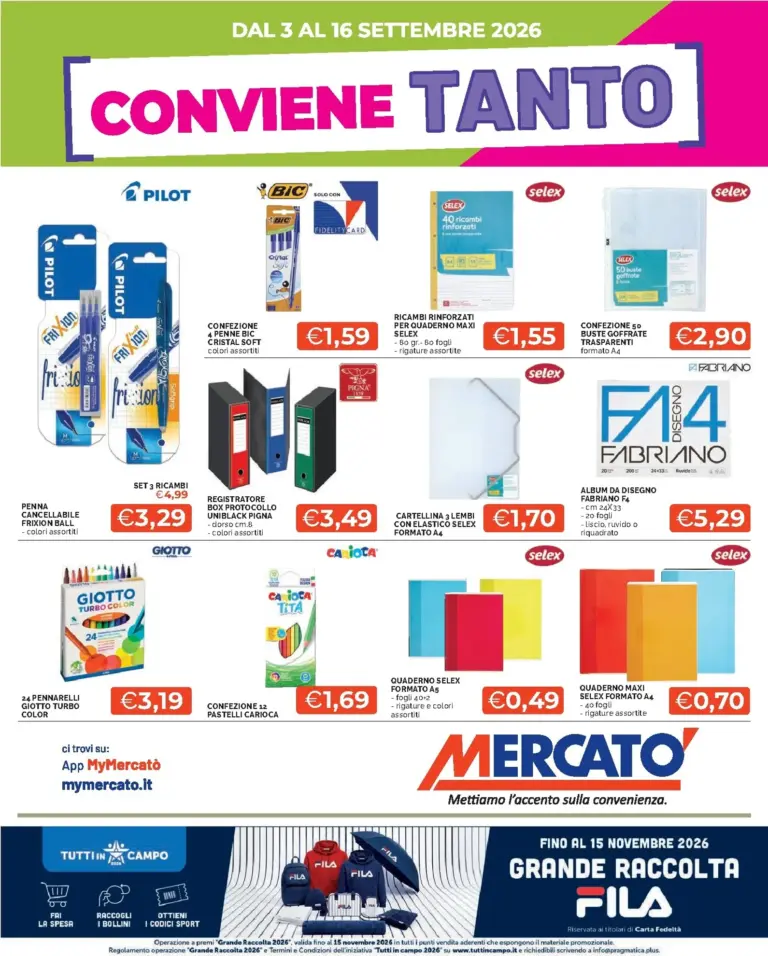 Mercatò Volantini dal 03.09.2026