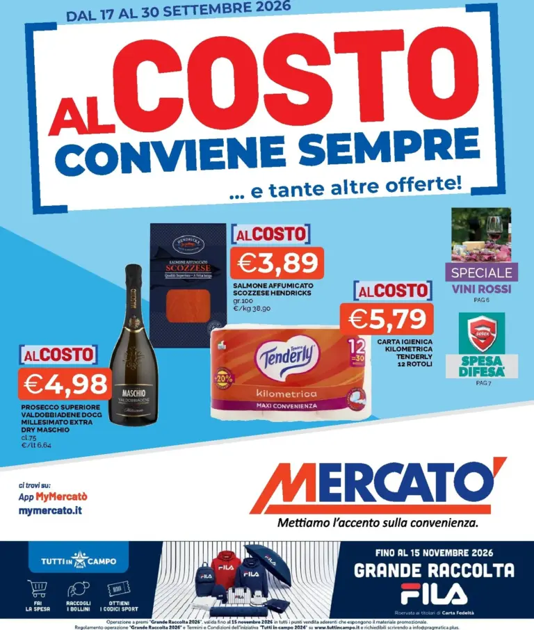 Mercatò Volantini dal 17.09.2026