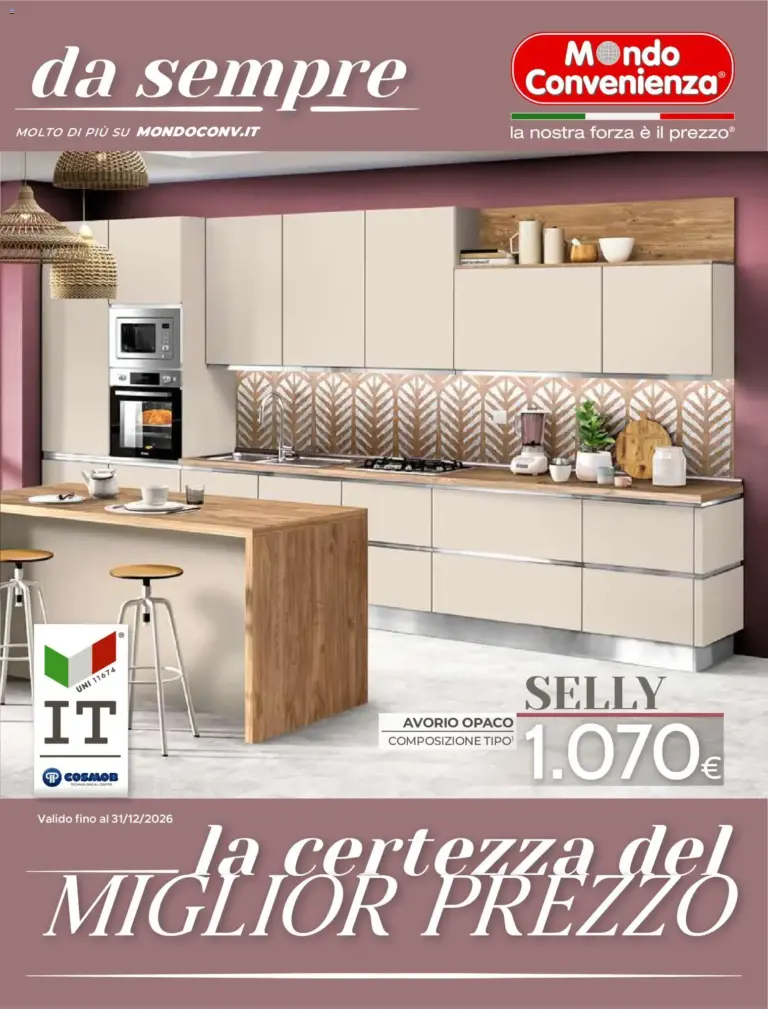 Mondo Convenienza Volantino dal 01.09.2026