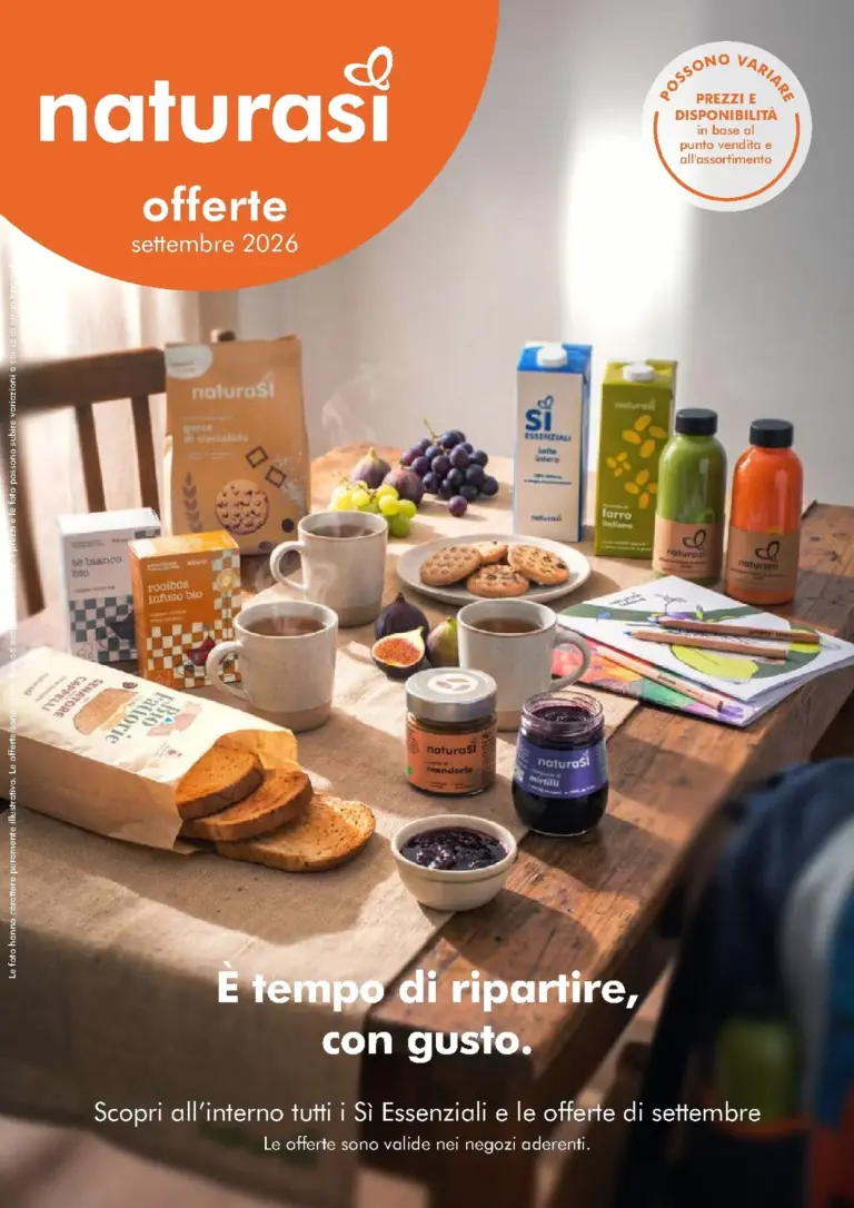 Natura Sì Volantini dal 09.09.2026