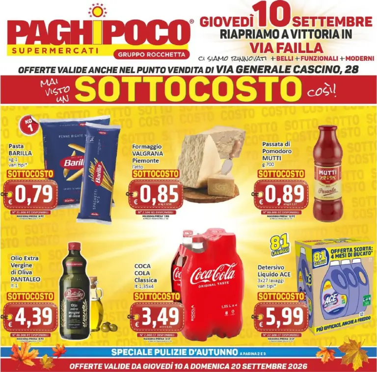 Paghi Poc Volantini dal 10.09.2026