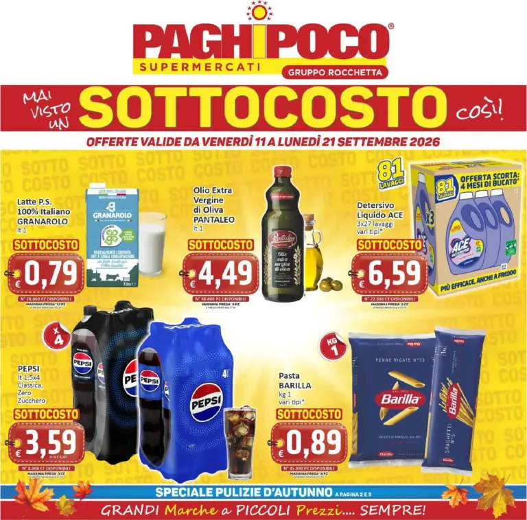 Paghi Poc Volantini dal 11.09.2026