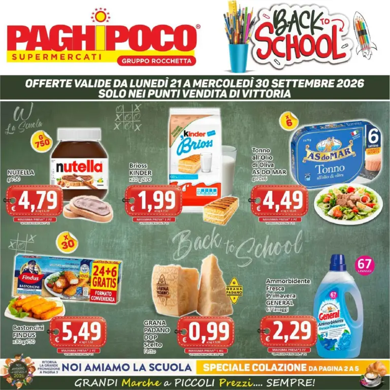 Paghi Poc Volantini dal 21.09.2026
